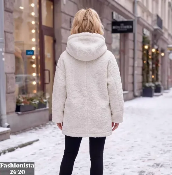 Пальто из ткани Барашка — фото 2