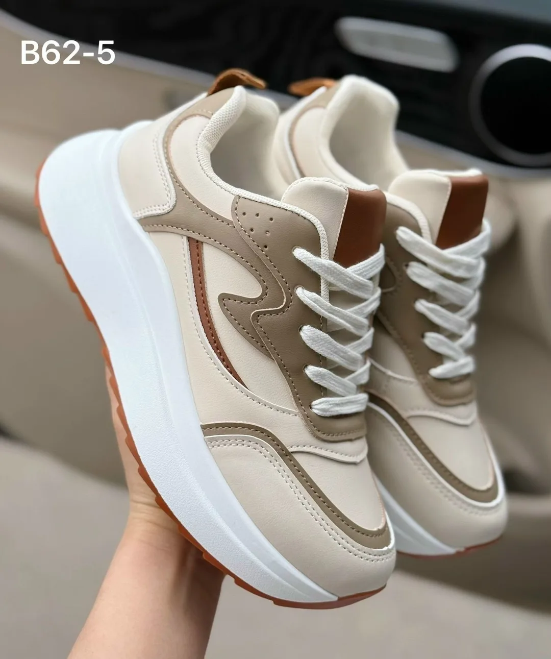 Кроссовки женские КРОССЫ ПЛАТФОРМЕ, сетка — фото 9