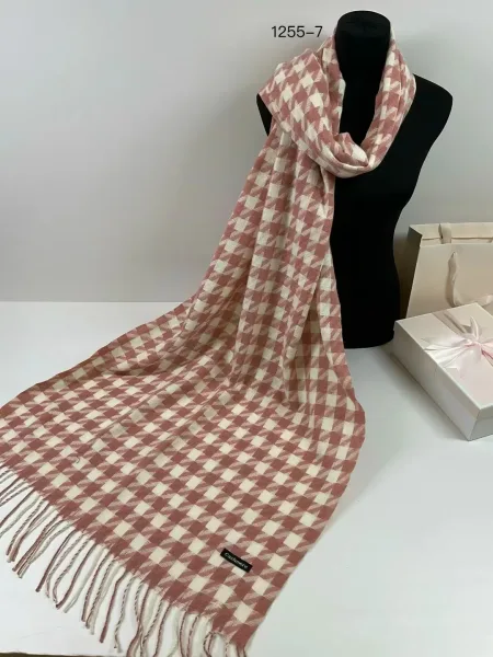 Теплый палантин из 100 кашемира — фото 9