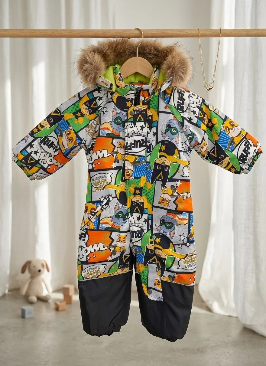 Детские зимние комбинезоны Misha Lasiele — фото 10
