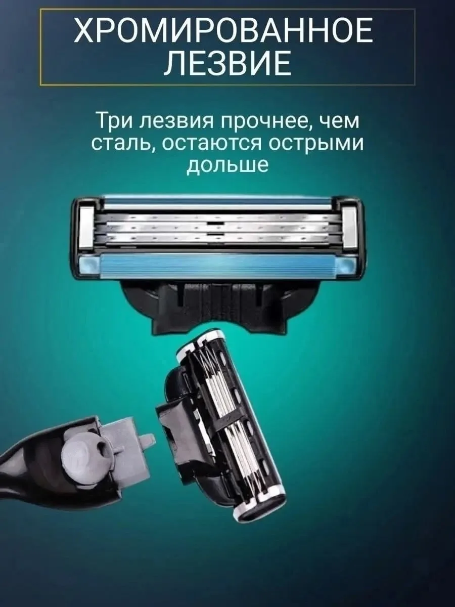 Gillette Mach3 Бритвенный станок Gillette Mach3 — фото 2