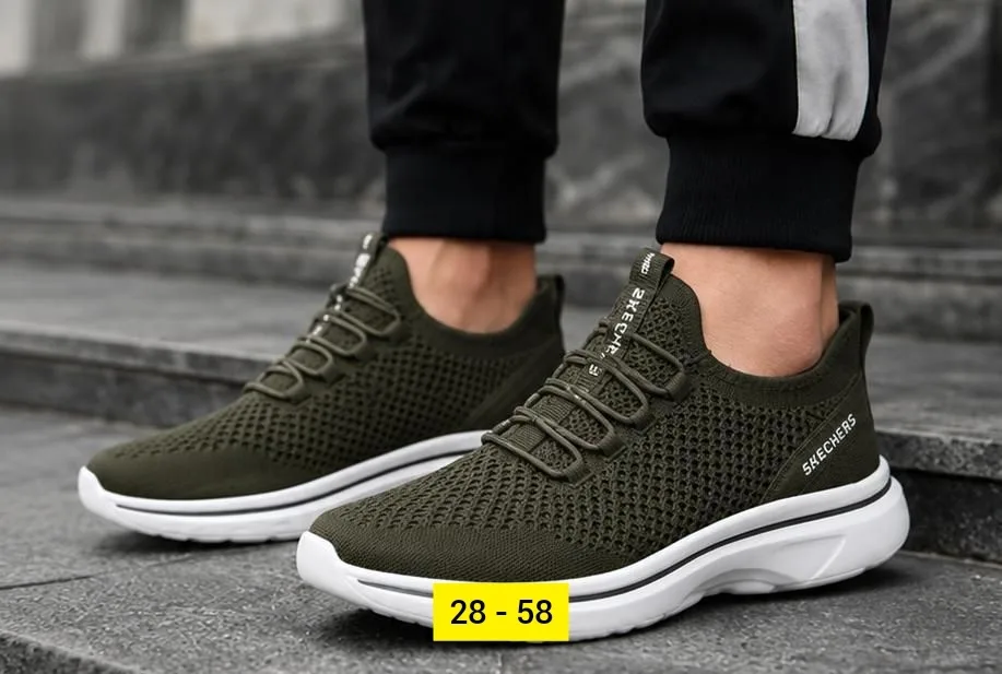 Летние кроссовки для мужчин из дышащей сетки — фото 1