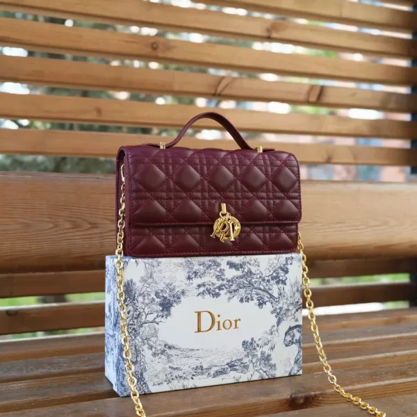 Сумка DIOR, кожа — фото 4