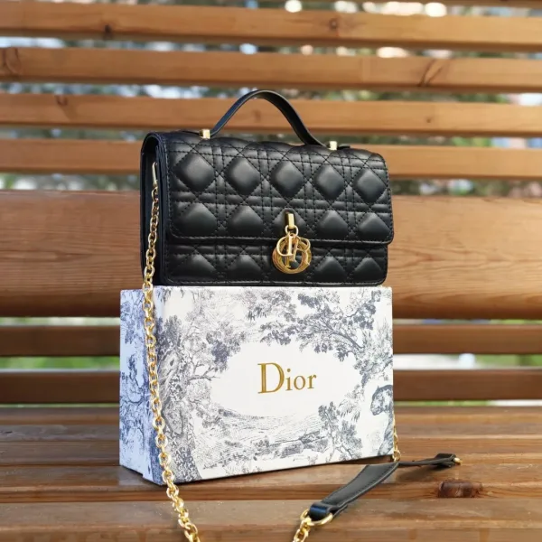 Сумка DIOR, кожа — фото 3