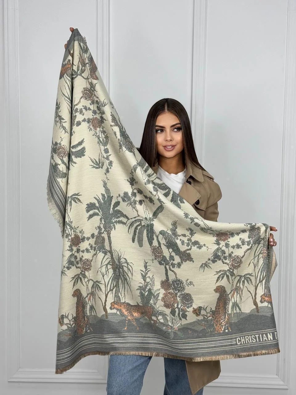 Двусторонний платок из 50 шелка — фото 3