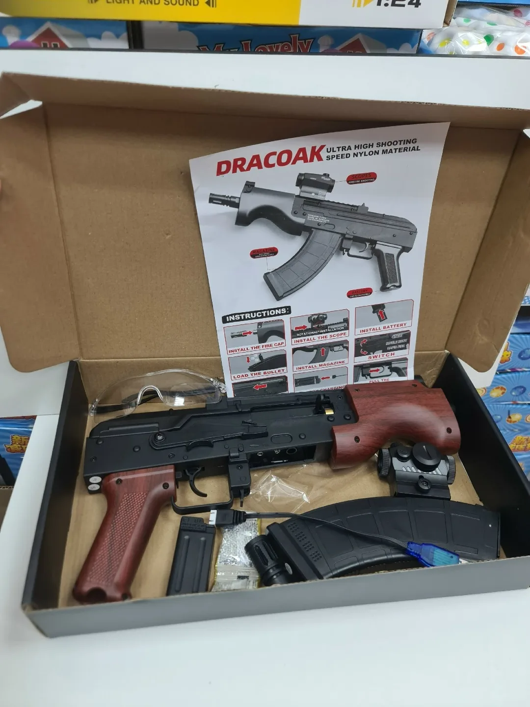 Игрушечный автомат АКС-74 U, выполненный из прочного металла и пластика, станет отличным подарком для юного поклонника а — фото 2