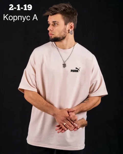 Спортивная футболка из качественного хлопка двухнитка — фото 6