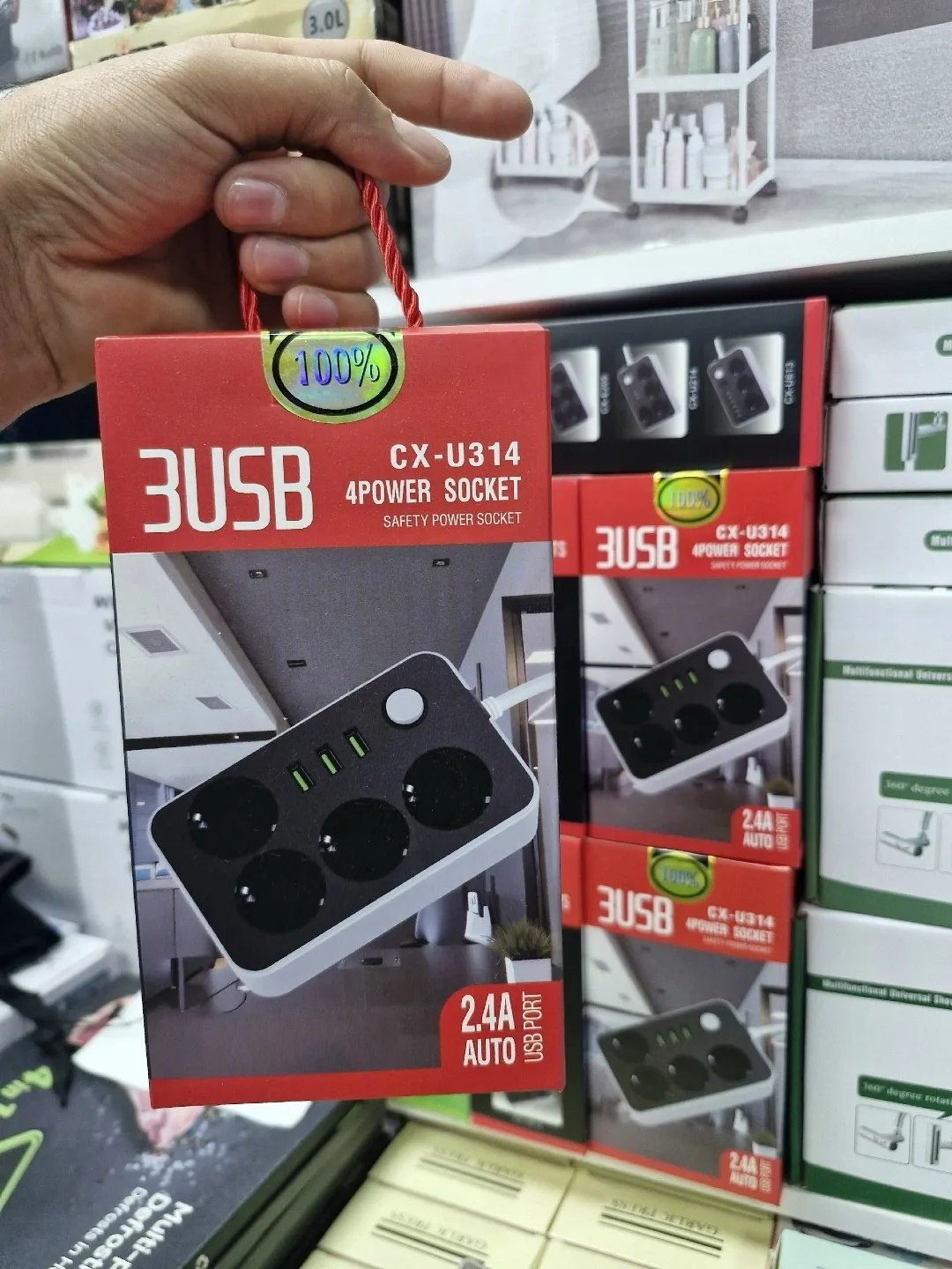 Super Charge Tm Удлинитель сетевой фильтр с портами usb — фото 1
