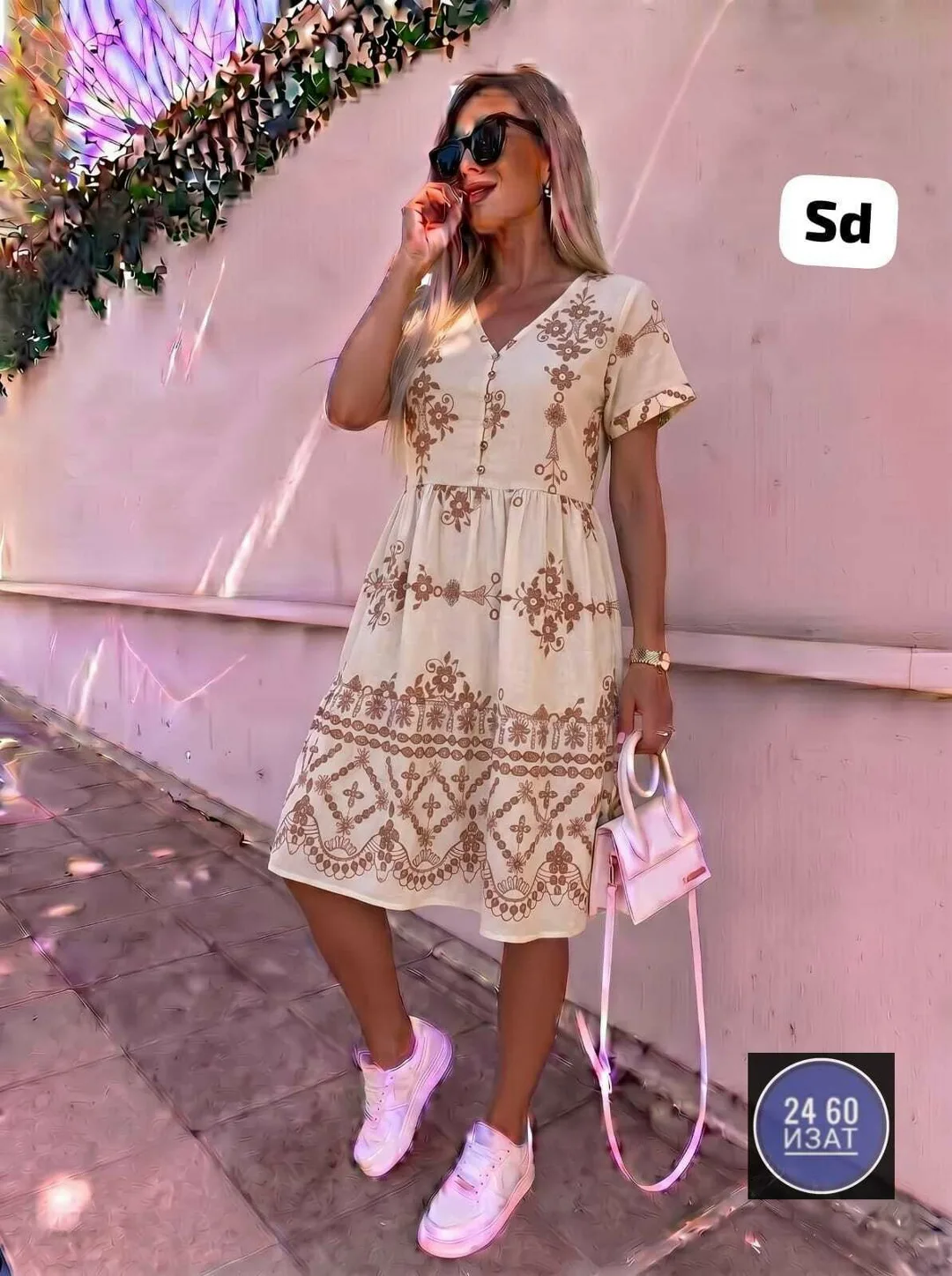 Платье из льна — фото 4