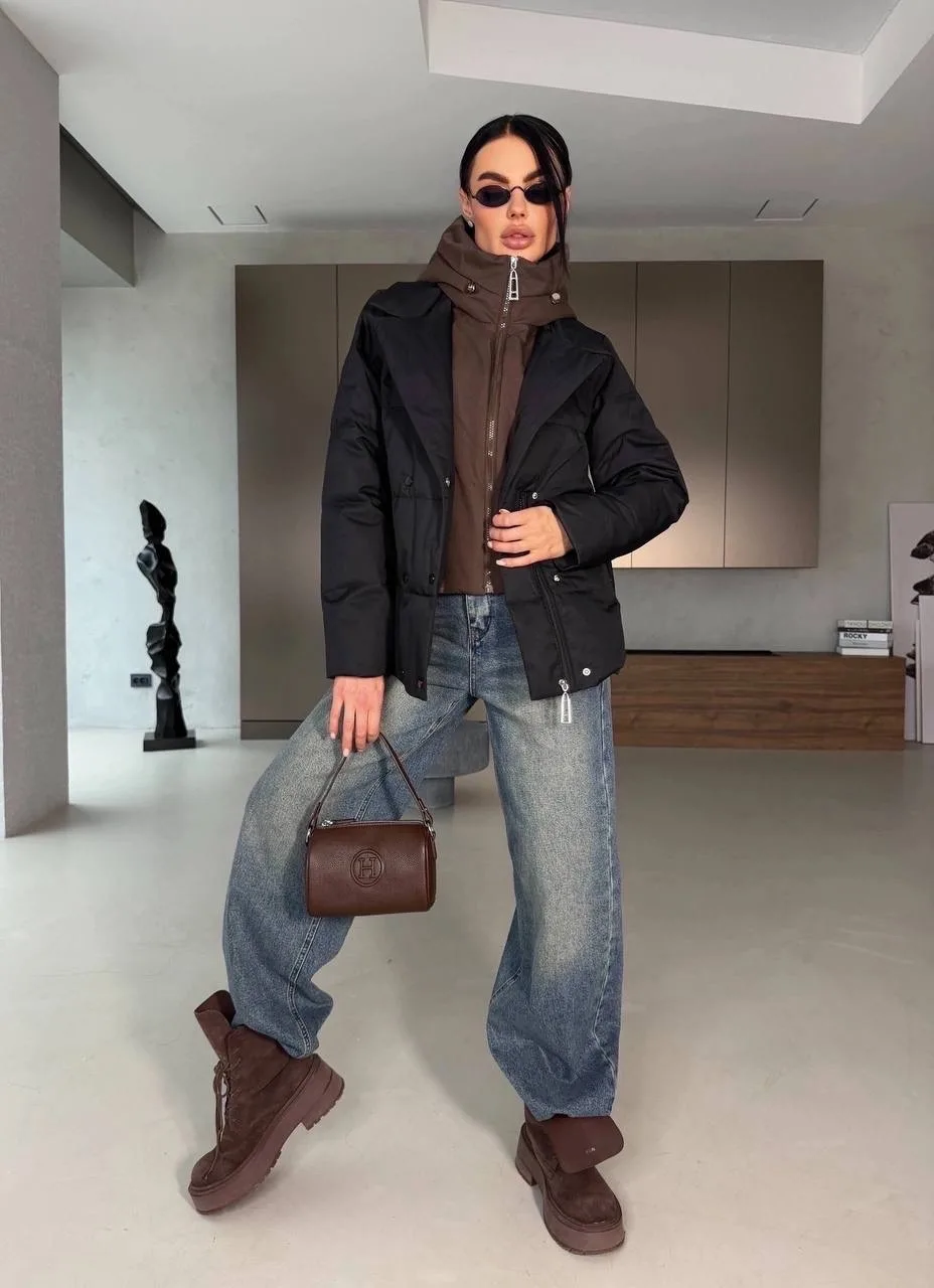 Куртка трансформер серая — фото 8