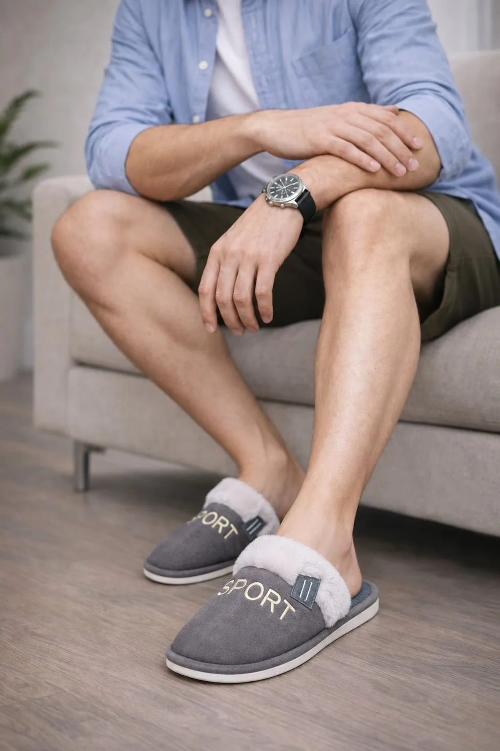Мужские резиновые туфли — фото 3