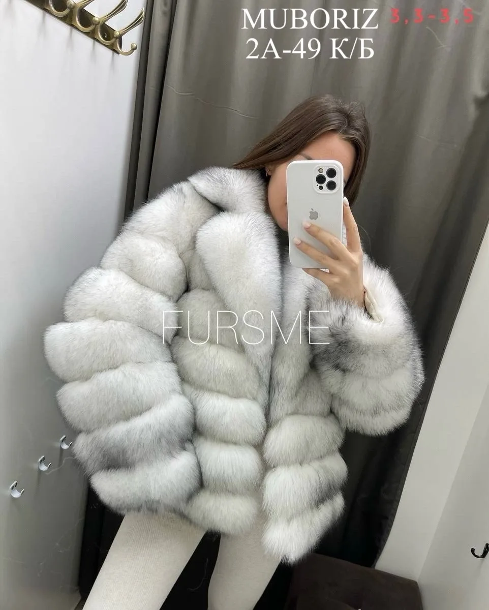 Шуба женская из искусственного меха — фото 2