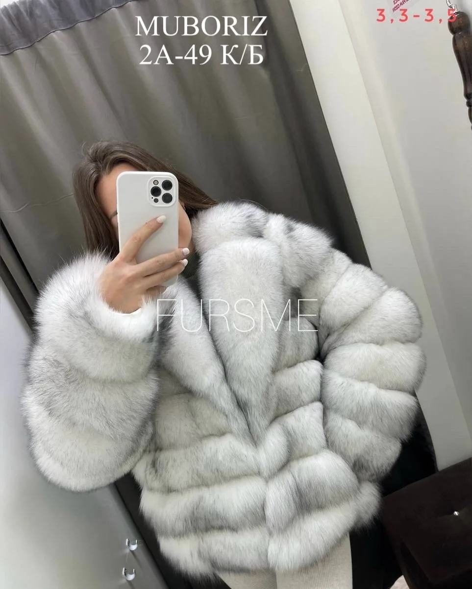 Шуба женская из искусственного меха — фото 3