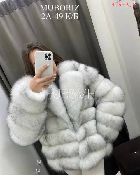 Шуба женская из искусственного меха — фото 3