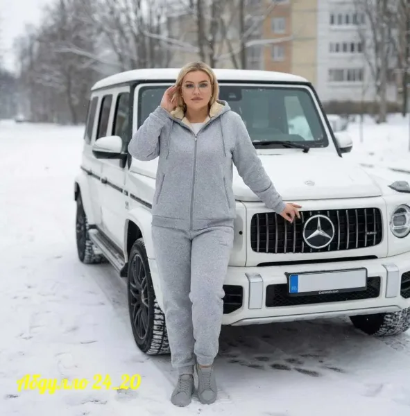 Костюм двойка с флисом и барашком флис + барашка — фото 1