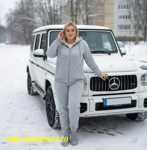 Костюм двойка с флисом и барашком флис + барашка — фото 1