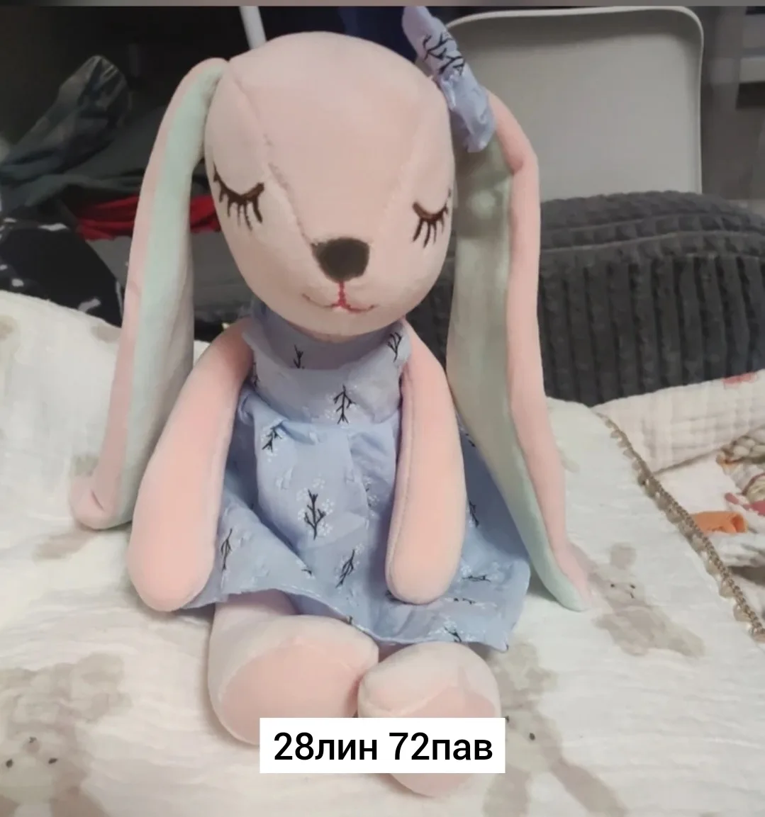 Мягкая игрушка зайка сплюшка — фото 5