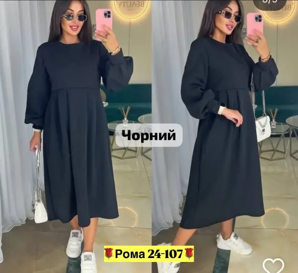 Платье на флисе трёхнитка на флисе — фото 2