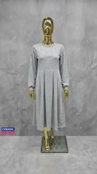 Платье на флисе трёхнитка на флисе — фото 4
