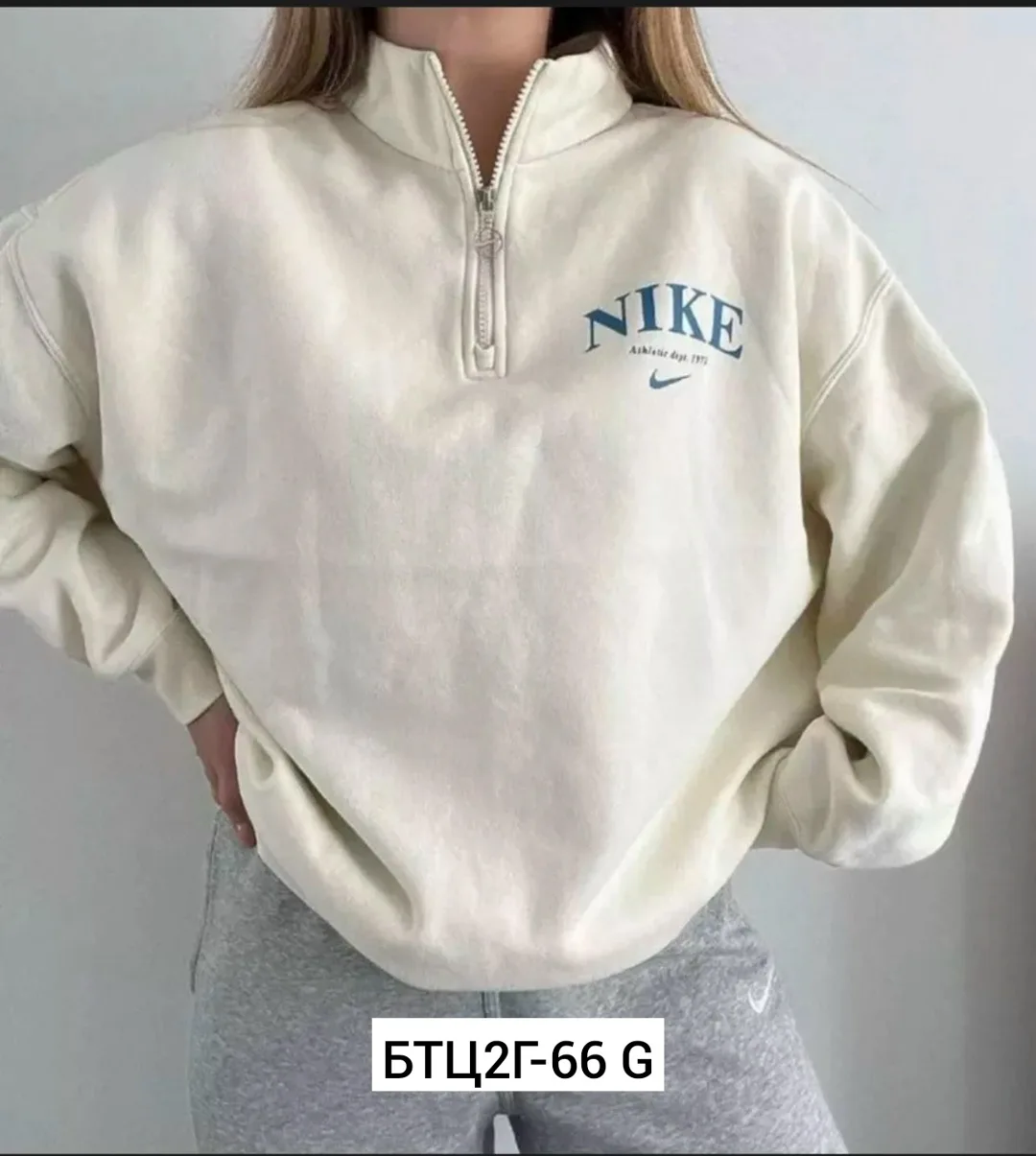 Худи Nike Oversize Свитшот, трехнитка, флис — фото 2