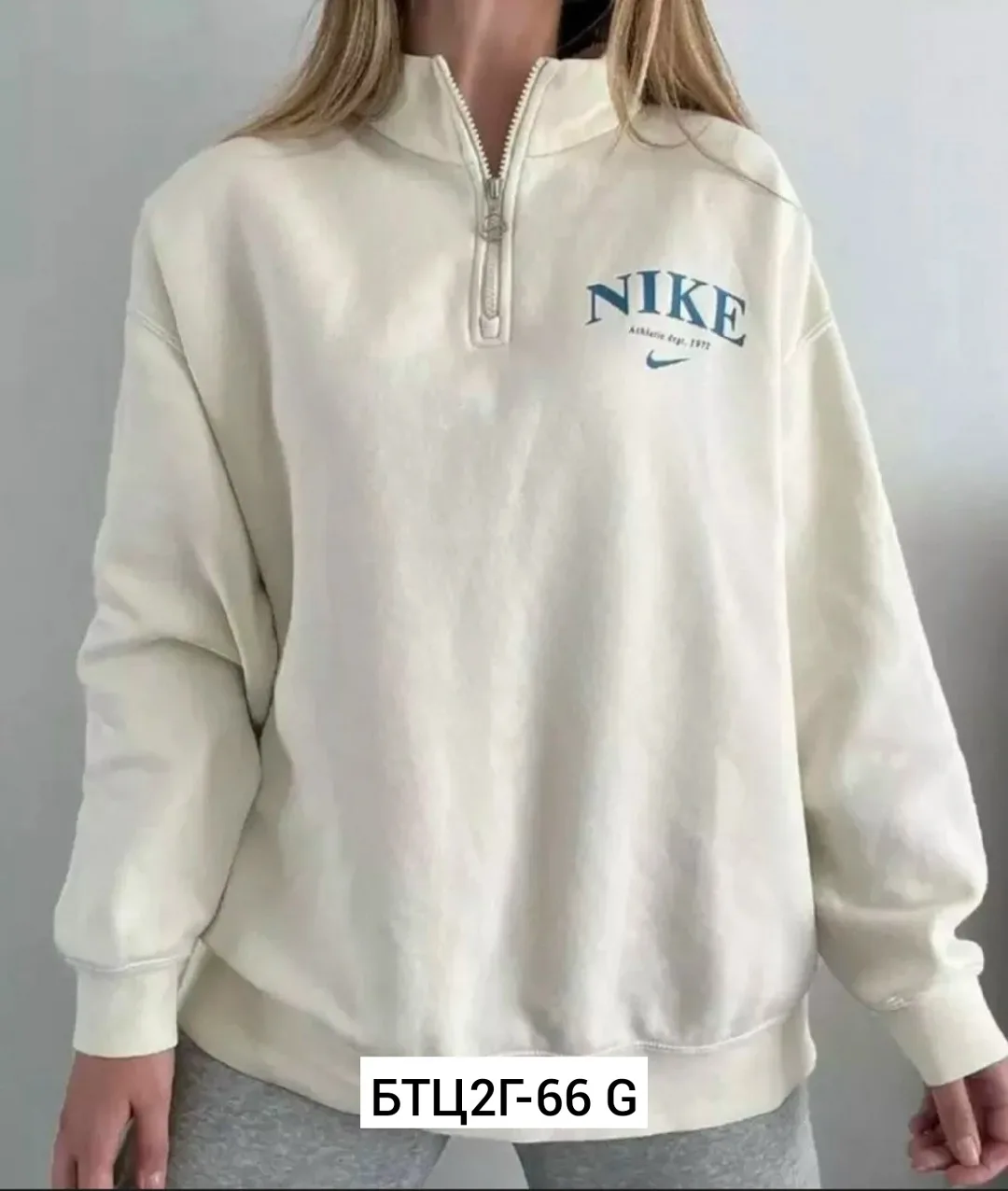 Худи Nike Oversize Свитшот, трехнитка, флис — фото 4