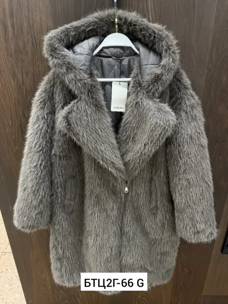 Шуба из искусственного меха — фото 3