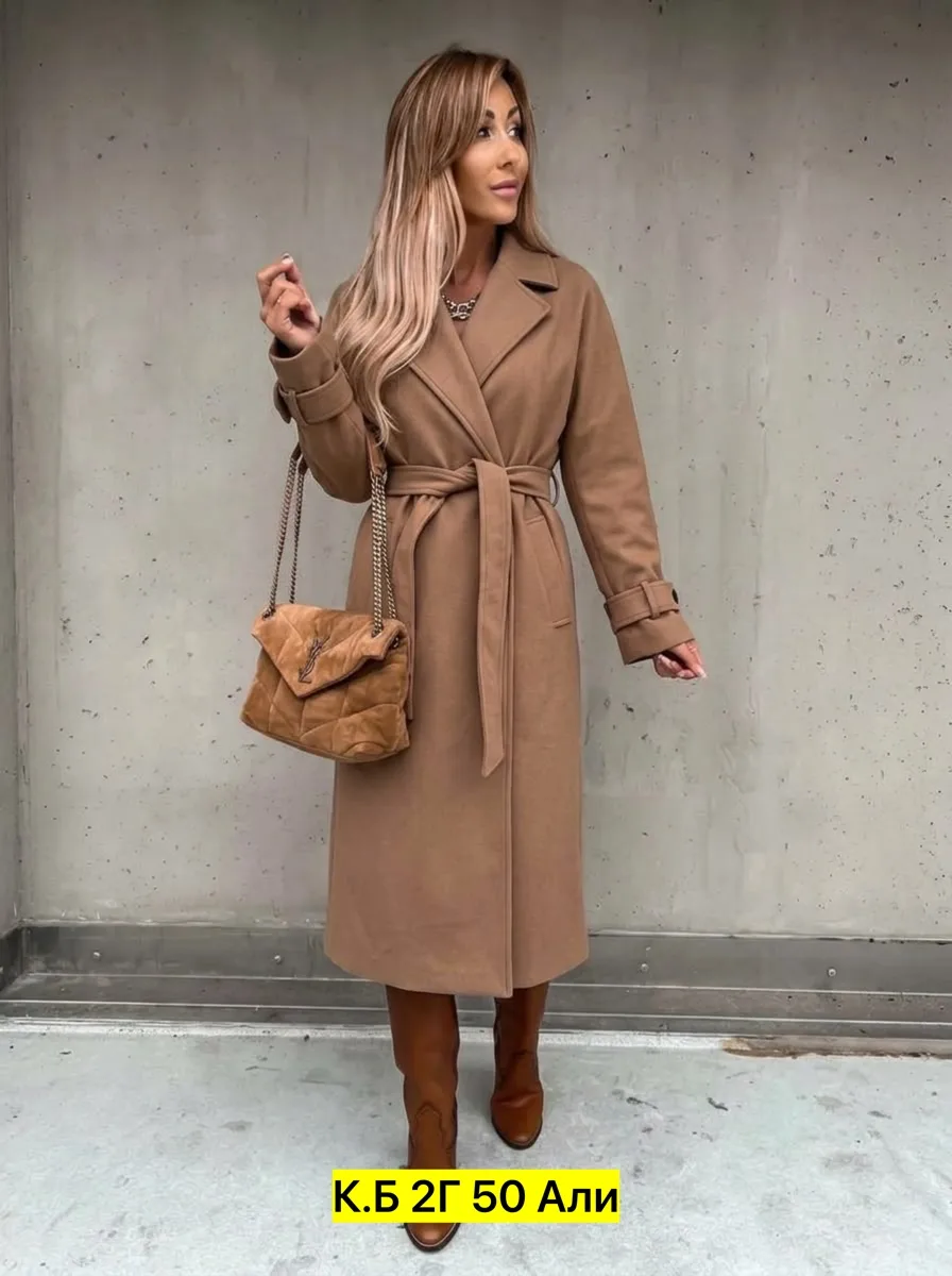 Полупальто демисезонное оверсайз из ткани с тонкой подкладкой — фото 2