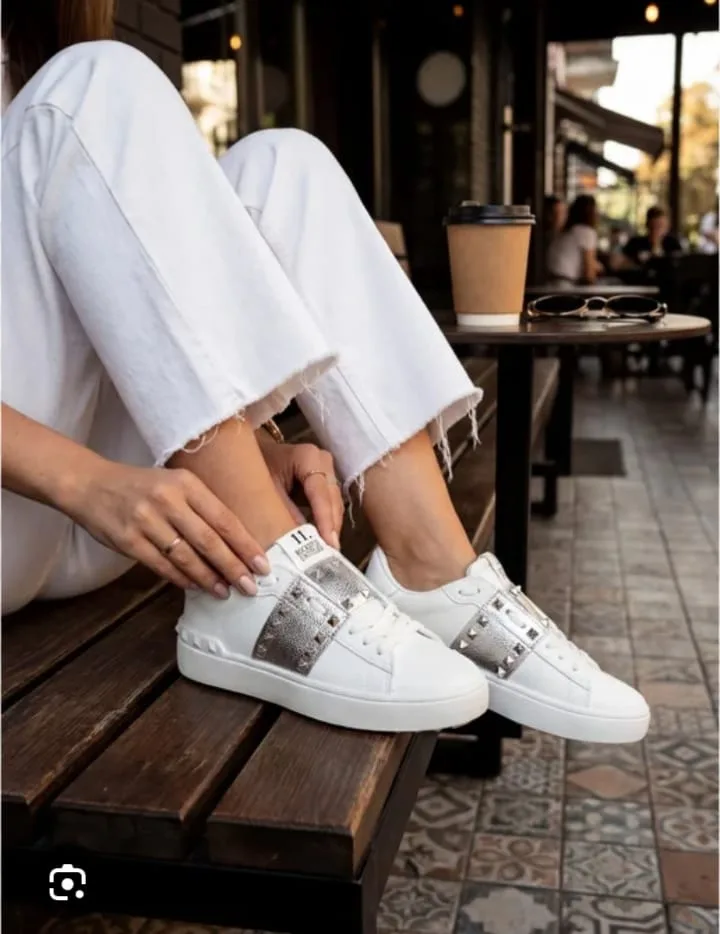 Кроссовки из эко-кожи — фото 3