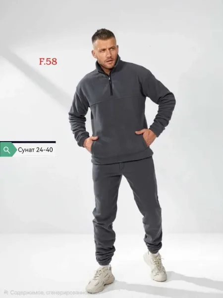 CollectionСпортивный костюм двойка мужскойВ наличии 50 52 54 56 58 60Ткань двухсторонний флис — фото 3