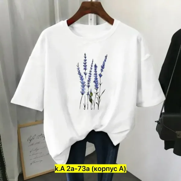 Футболка из натурального хлопка хлопок — фото 2