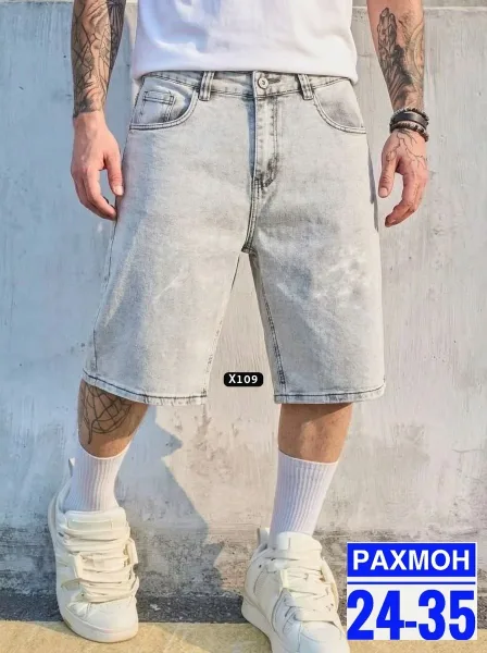Шорты, джинсовые — фото 4