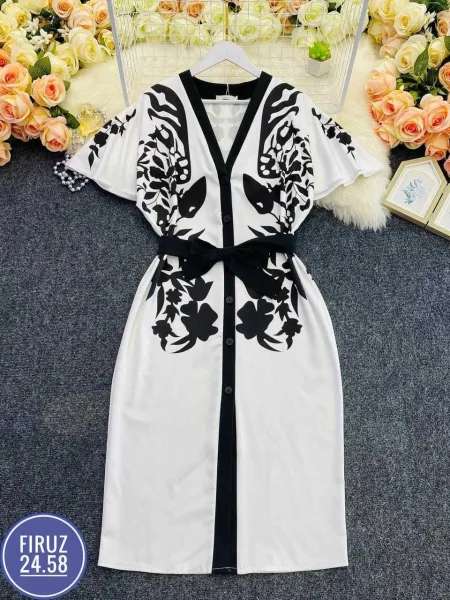 Платье из плотного лайта — фото 3