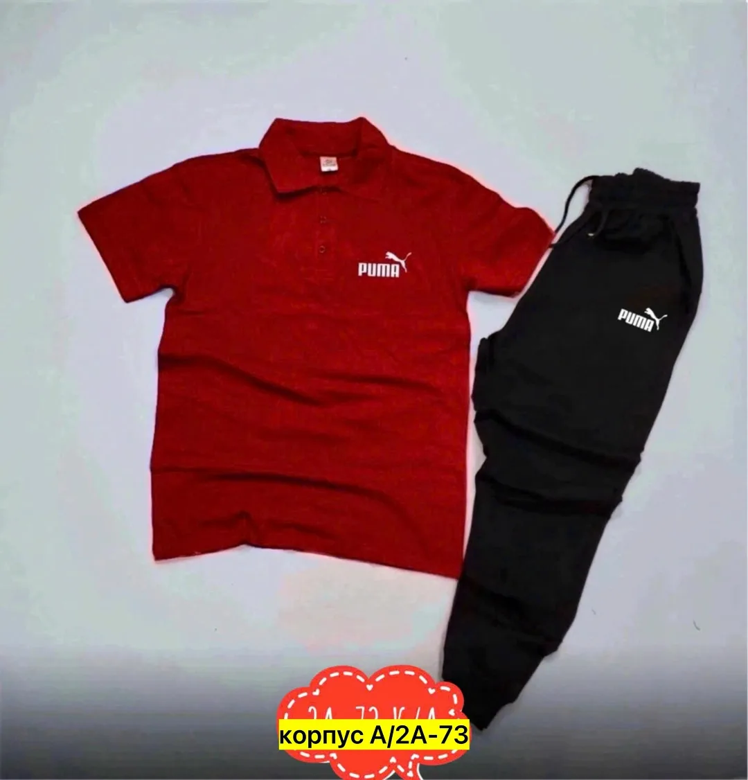 Футболка поло из хлопка, костюм мужской — фото 9