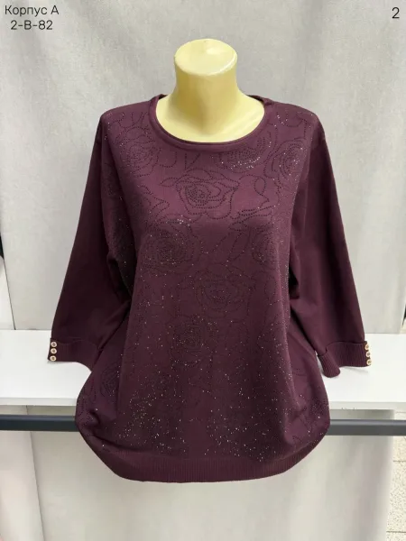 Свитер из 80 хлопка и 20 эластана 80 COTTON, 20 ELASTANE — фото 18