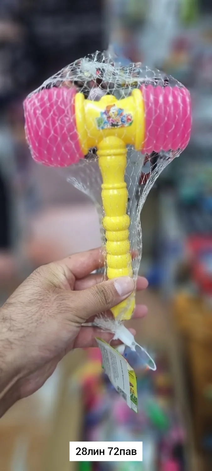 Игрушка из резины, музыкальный молоточек — фото 2