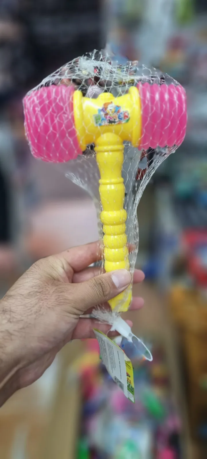 Игрушка из резины, музыкальный молоточек — фото 3