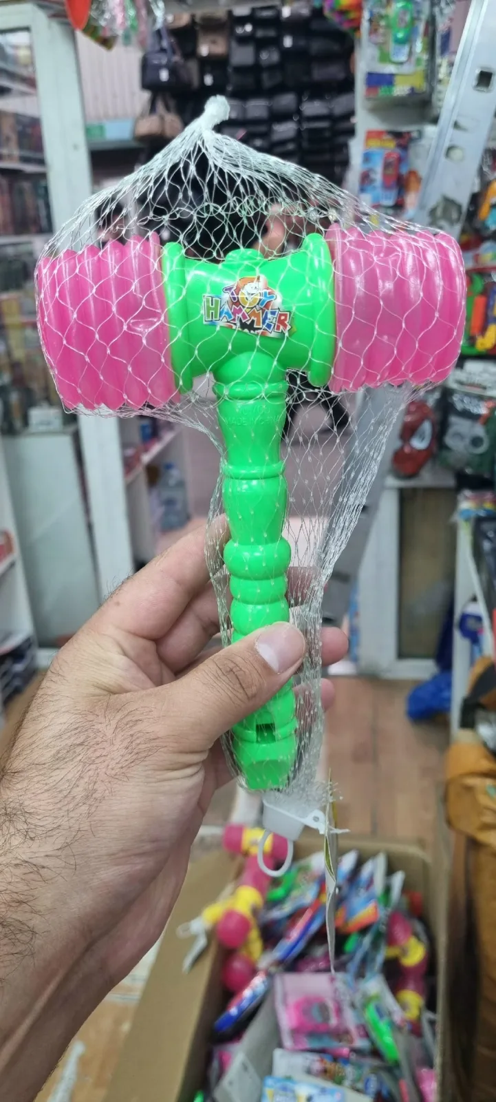 Игрушка из резины, музыкальный молоточек — фото 4