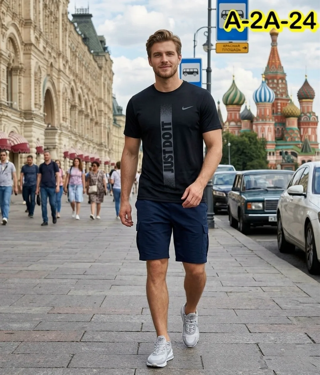Мужская футболка из натурального хлопка — фото 1