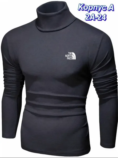 Мужская водолазка из натурального хлопка с подкладкой из флиса — фото 11