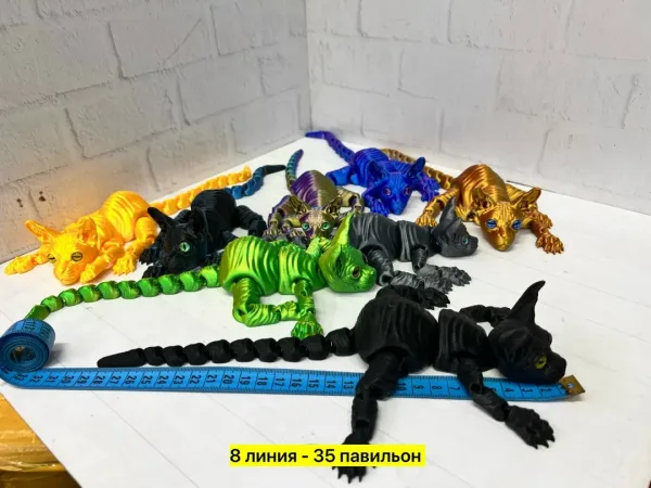 Игрушка 3D кошка свинкс — фото 2