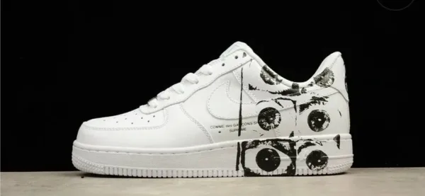 Кроссовки Nike Comme des Garçons x Supreme x Air Force 1 Low 'Eyes — фото 3
