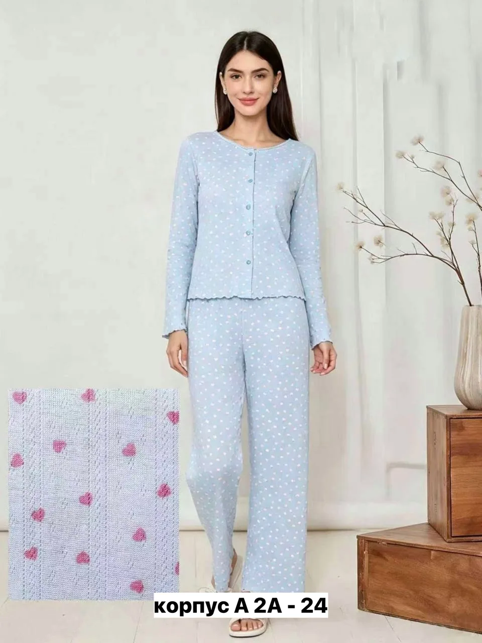 Пижама хлопок рибана ( хлопок ) — фото 6