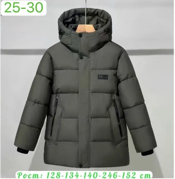 Зимняя куртка с утеплённой подкладкой и наполнителем /м² халофайбер — фото 3