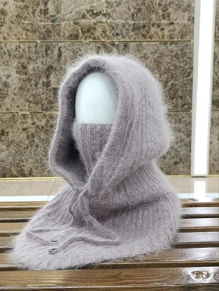 Капор женская Ангора модная 2027 — фото 5