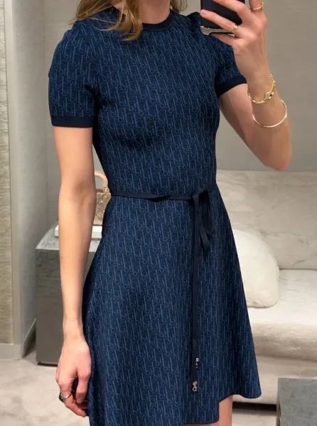 Платье Dior, хлопок — фото 1