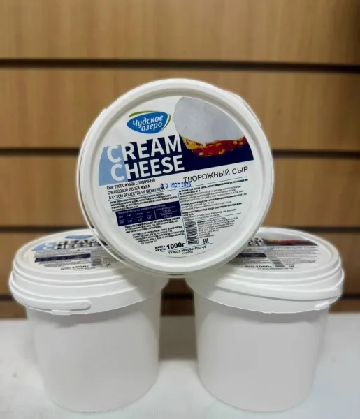 СЫР CREAM CHEESE Крем Чиз Мягкий творожный сы — фото 1