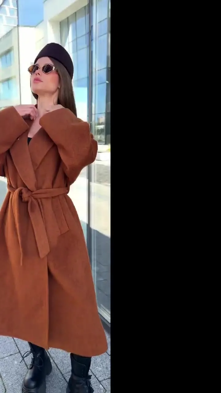Пальто Balenciaga кашемир шерсть — видео