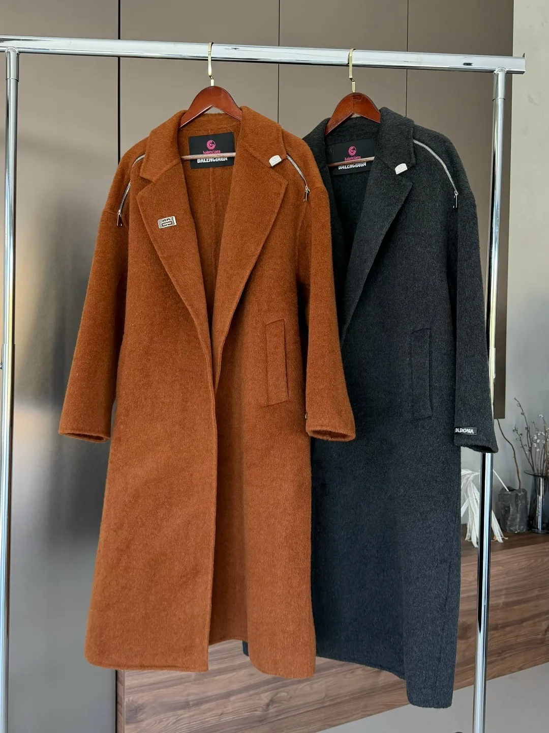 Пальто Balenciaga кашемир шерсть кашемир, шерсть — фото 9