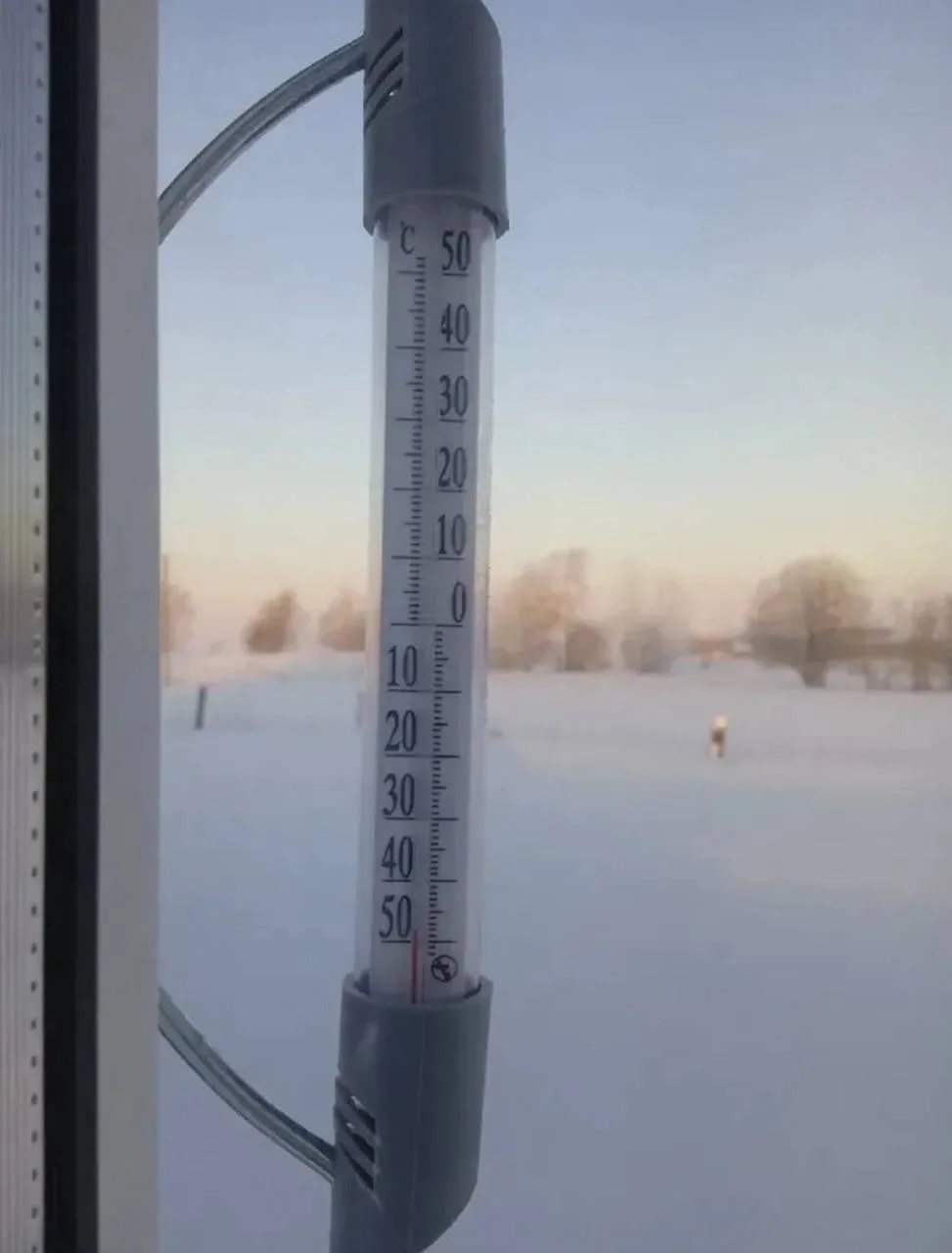 Ремень Термометр уличный на окно на липучке — фото 4