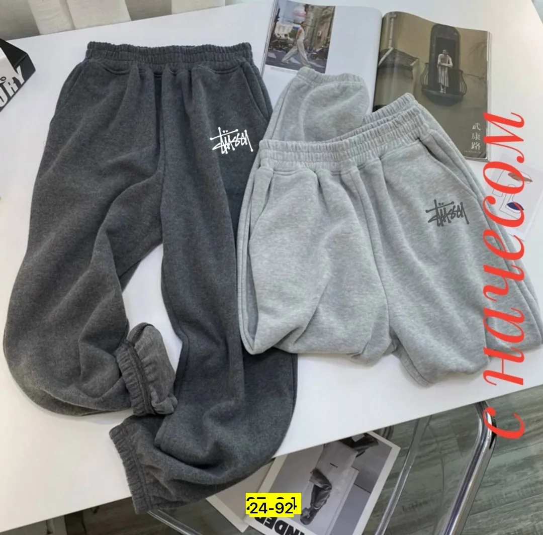 Женские брюки из флиса с начесом, подходят для повседневной носки — фото 3